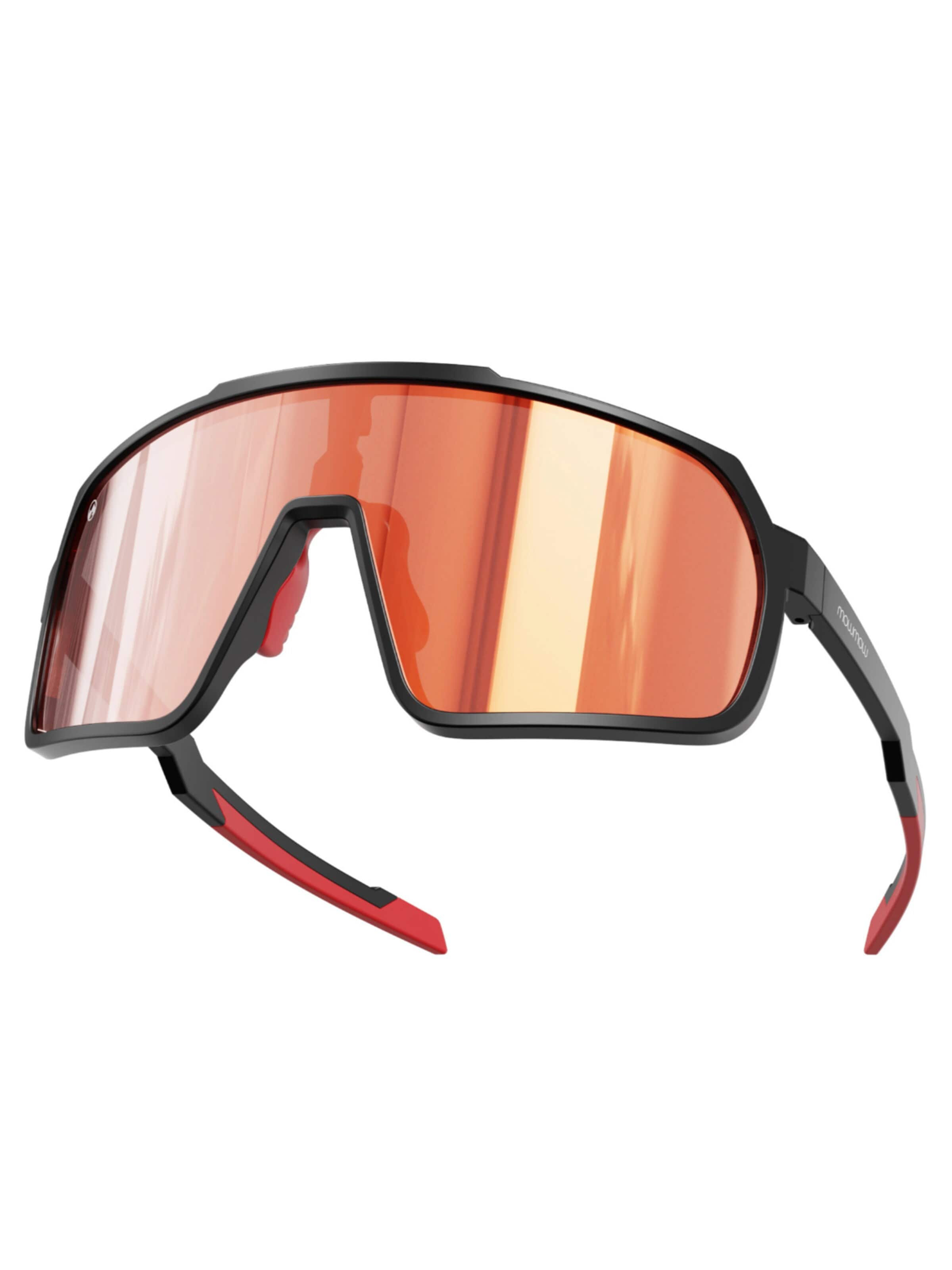 Lunettes de sport 'MowMow SuperHero - Photochromic Lens - Men - Women' Mowmow en orange : devant