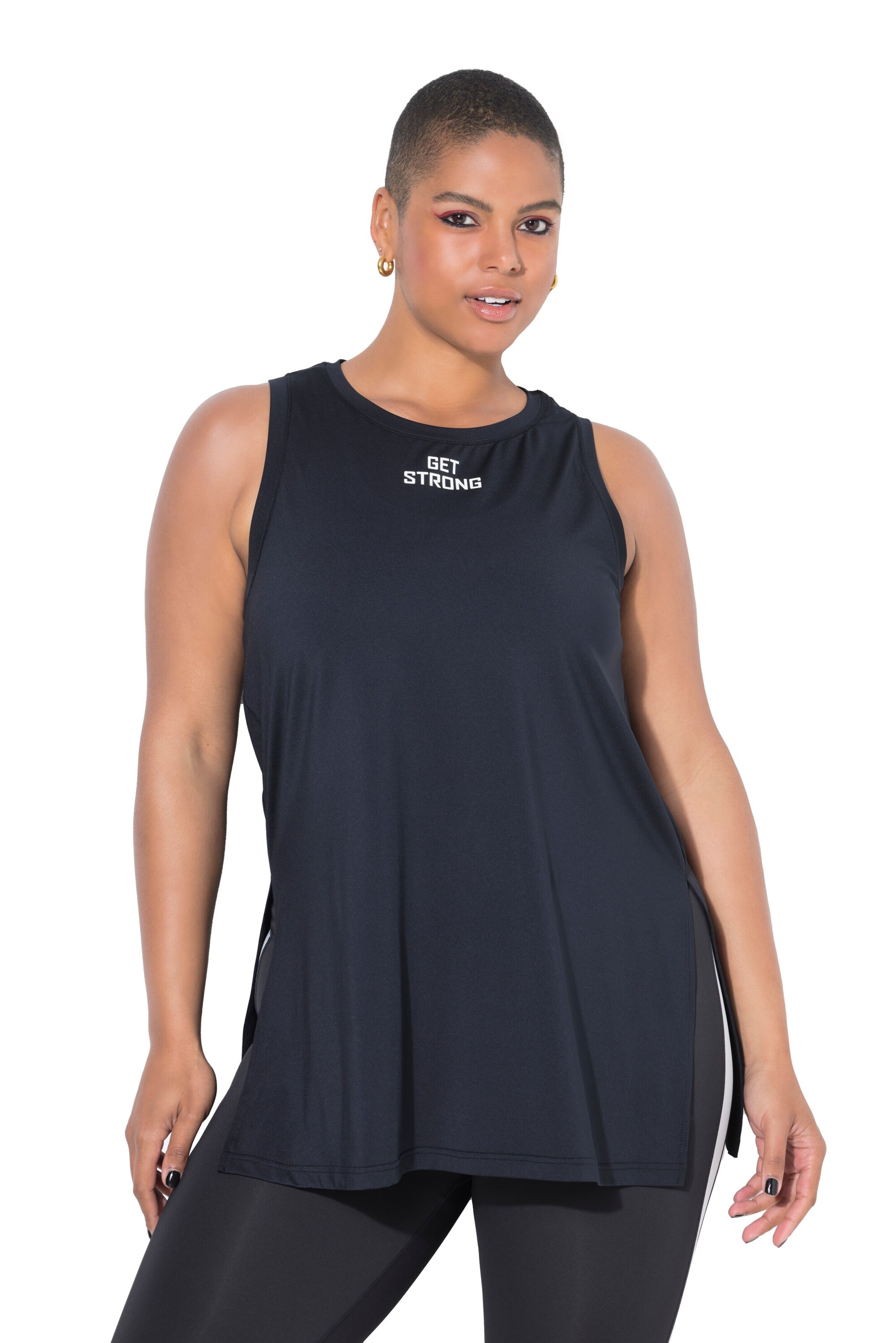 Studio Untold Top in Zwart: voorkant