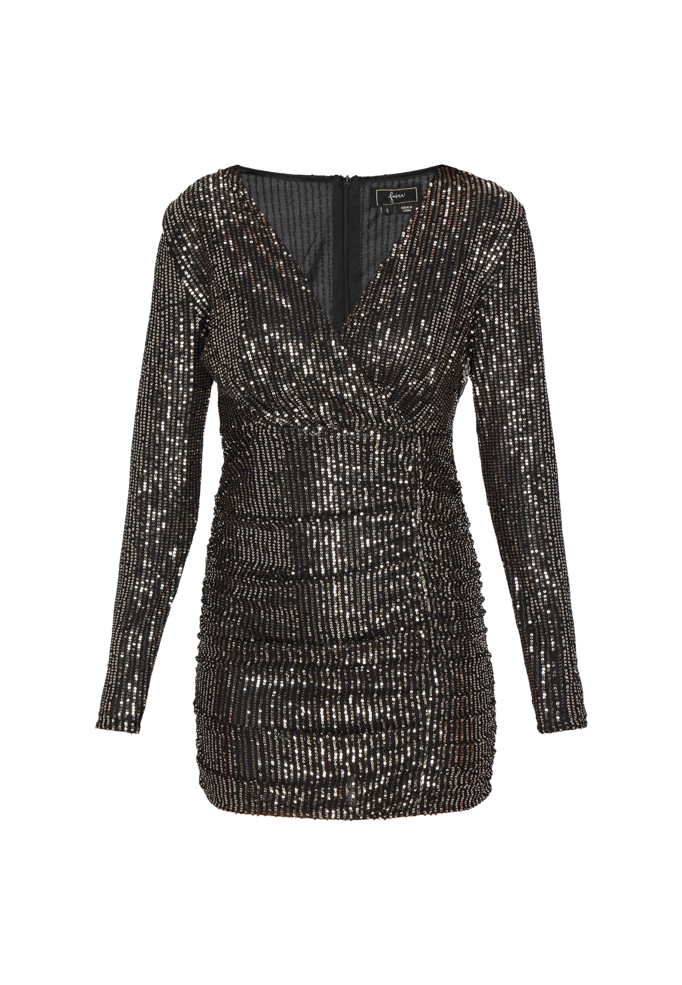 faina Koktejlové šaty - zlatá / černá, Produkt