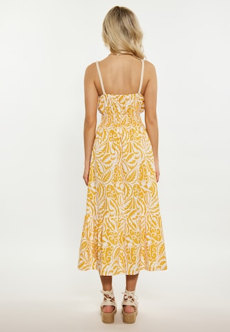 IZIA Summer Dress in Yellow