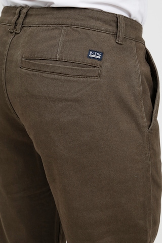 BLEND Regular Chino Pants 'Perrini' in Green