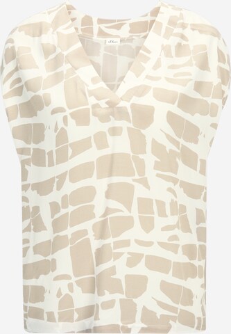 s.Oliver Blouse in Beige: front