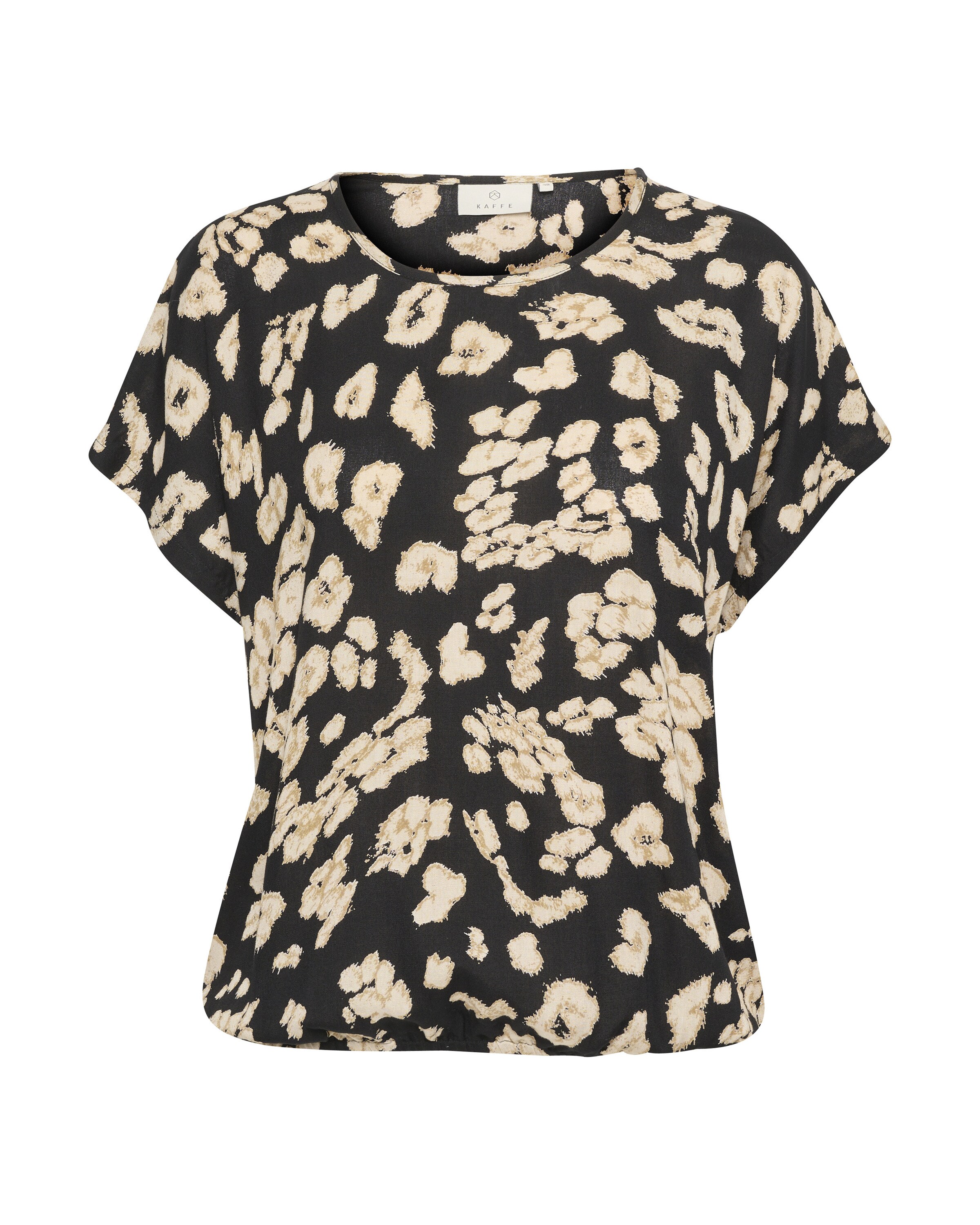 Kaffe Bluse in Schwarz: Vorderseite