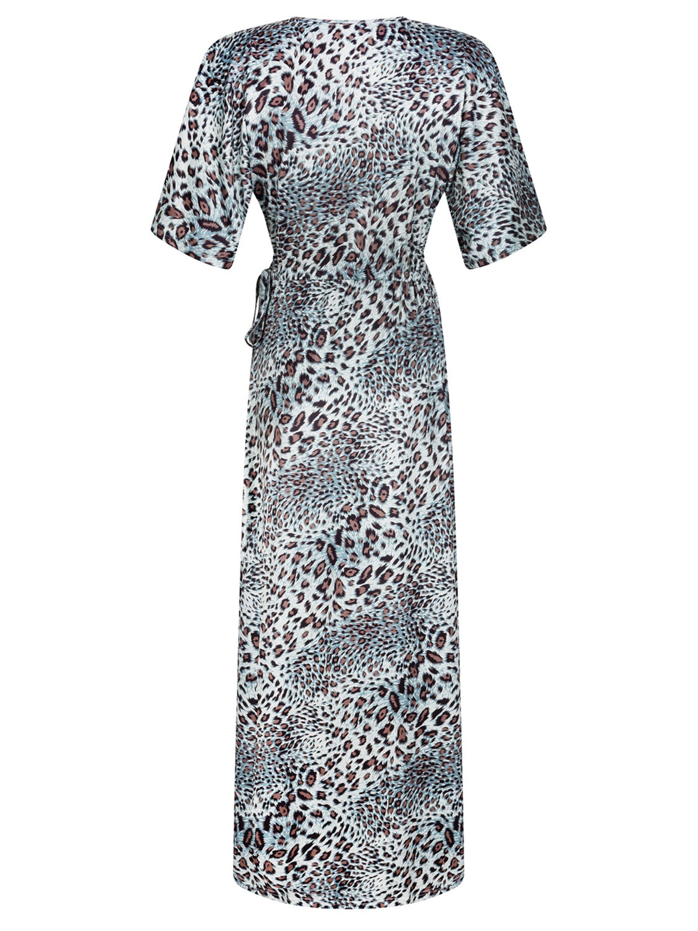 Chic by Lirette Dress 'Kimono Lotus Panther' in Green