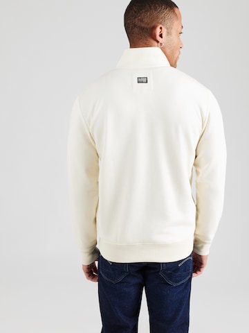 G-STAR Sweat jacket in Beige: back