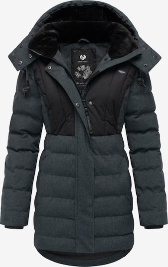 Ragwear Winterparka 'Ashanta' in dunkelgrau / schwarz, Produktansicht