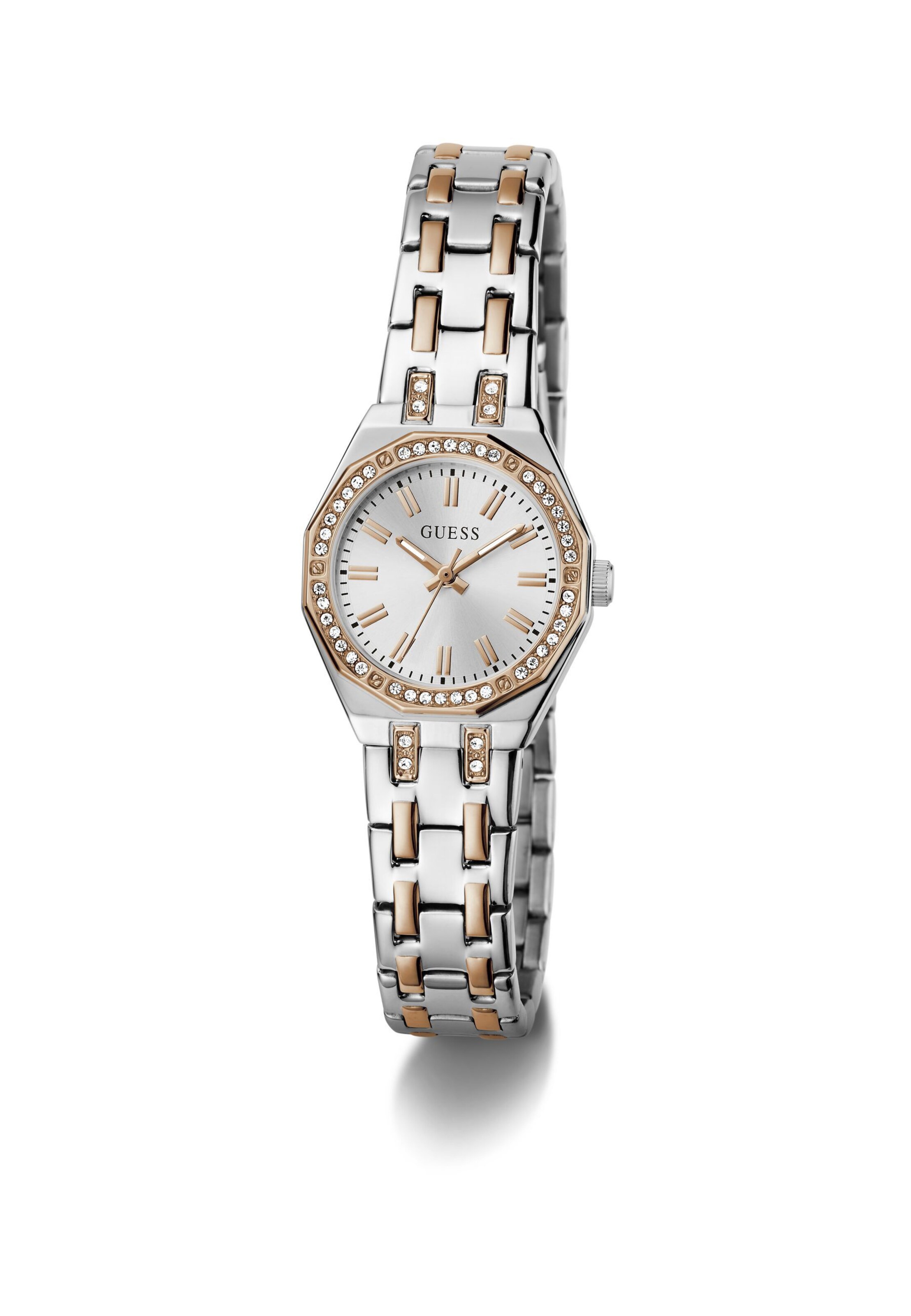 GUESS Analogt ur 'Pixie' i sølv