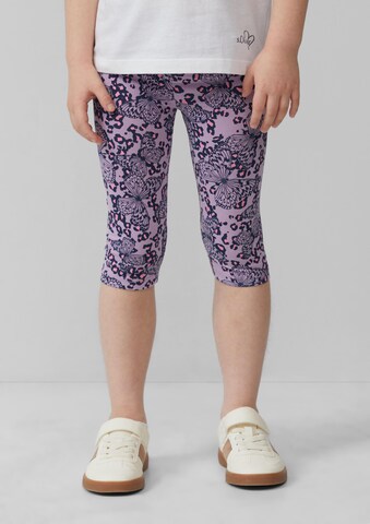 Skinny Leggings s.Oliver en violet : devant