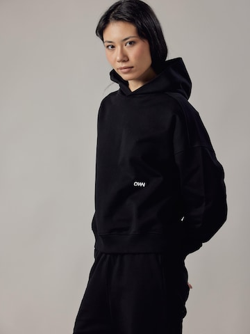 Felpa 'Cappuccio' di OWN Off With Nature in nero