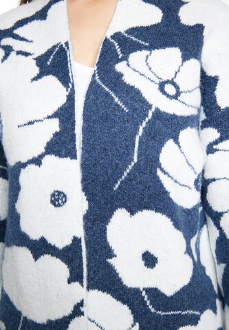 Usha Knit cardigan 'Lurea' in Blue