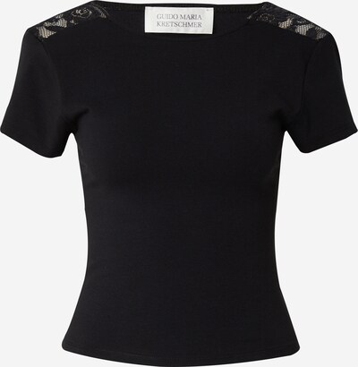 Guido Maria Kretschmer Women Koszulka 'Allie' w kolorze czarnym, Podgląd produktu