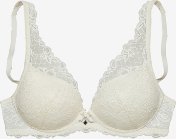 LASCANA Push-up Bra in White: front