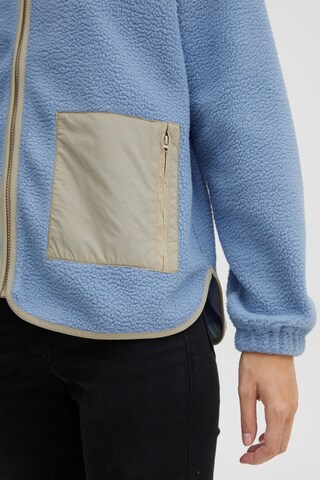 Oxmo Fleece Jacket 'Oxpiper' in Blue