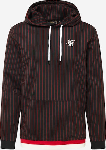 SikSilk Sweatshirt in Zwart: voorkant