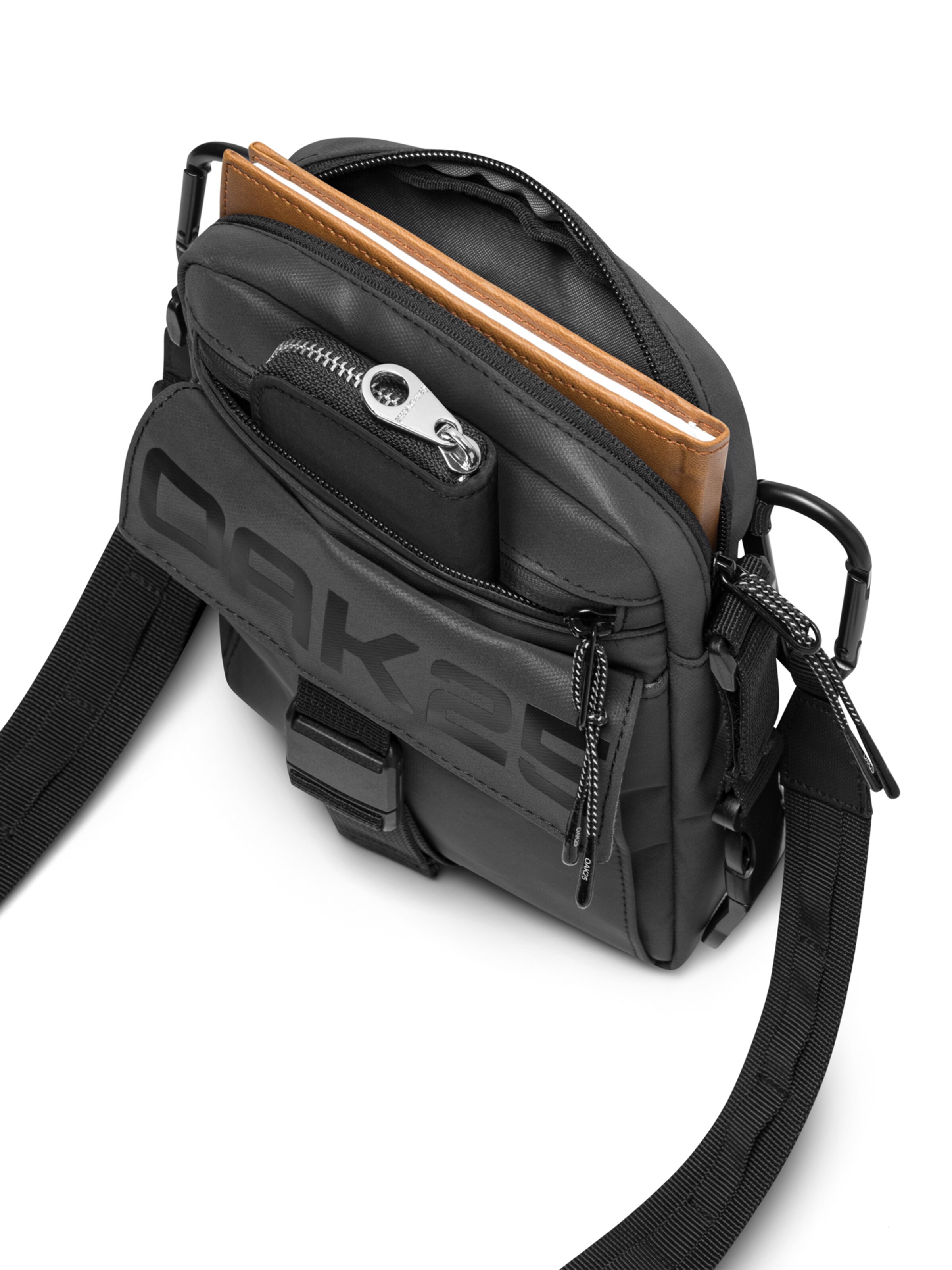 OAK25 Taška cez rameno 'Luminite Crossbody Bag' - Čierna