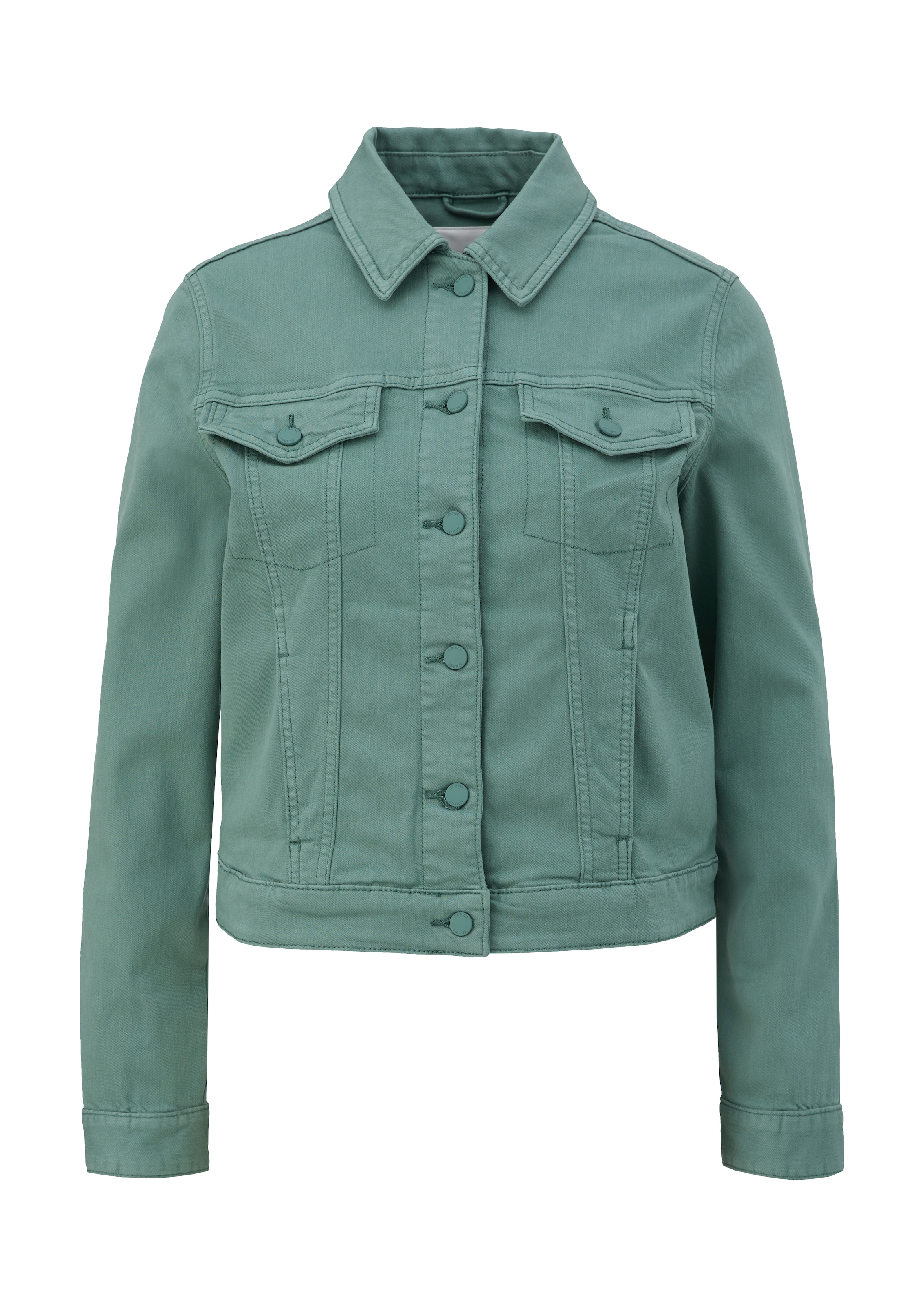 s.Oliver Between-Season Jacket in Green: front