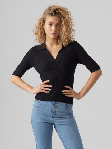 VERO MODA Sweater 'Holly' in Black: front