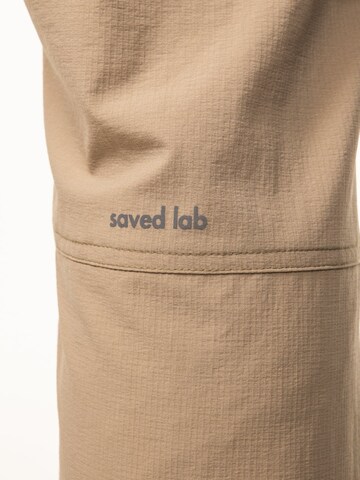 saved lab Regular Workout Pants 'SL-150 Cargo Ecru' in Beige