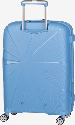 American Tourister Trolley ' Starvibe Spinner 67 EXP ' in Blau