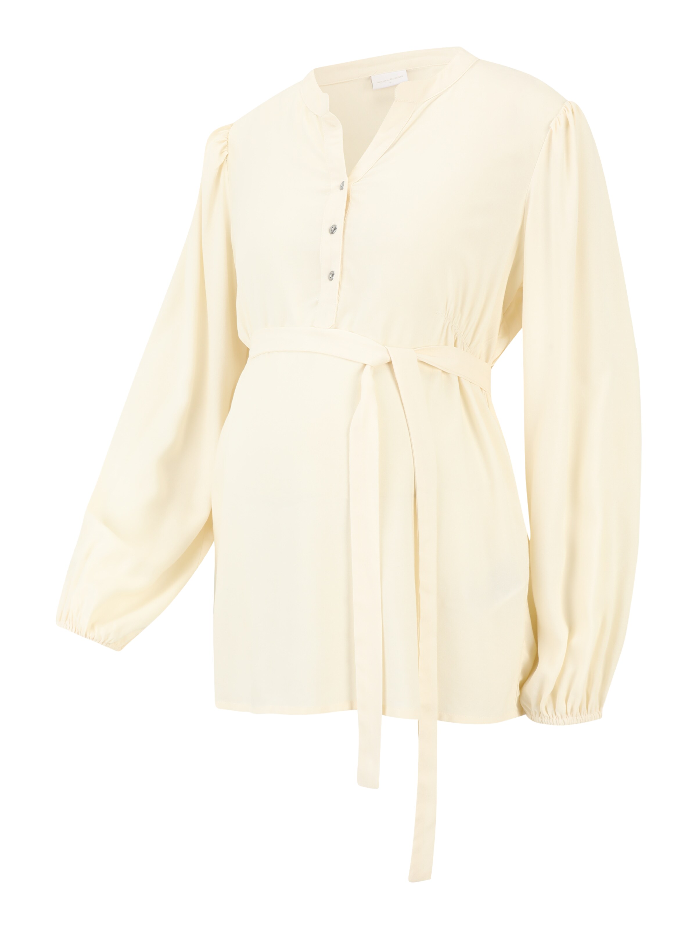 MAMALICIOUS Blouse 'MLMercy Lia' in Beige: voorkant