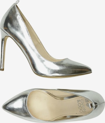 even&odd Pumps 39 in Silber: Vorderseite