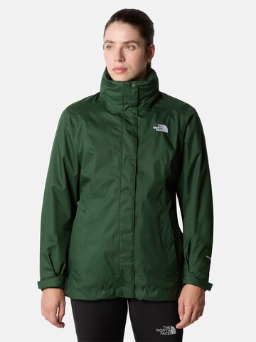 THE NORTH FACE Outdoorjas 'EVOLVE II' in Groen: voorkant