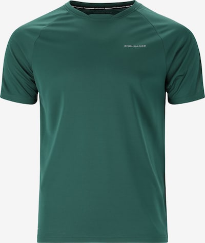ENDURANCE Functioneel shirt 'Actty' in de kleur Lichtgrijs / Donkergroen / Wit, Productweergave