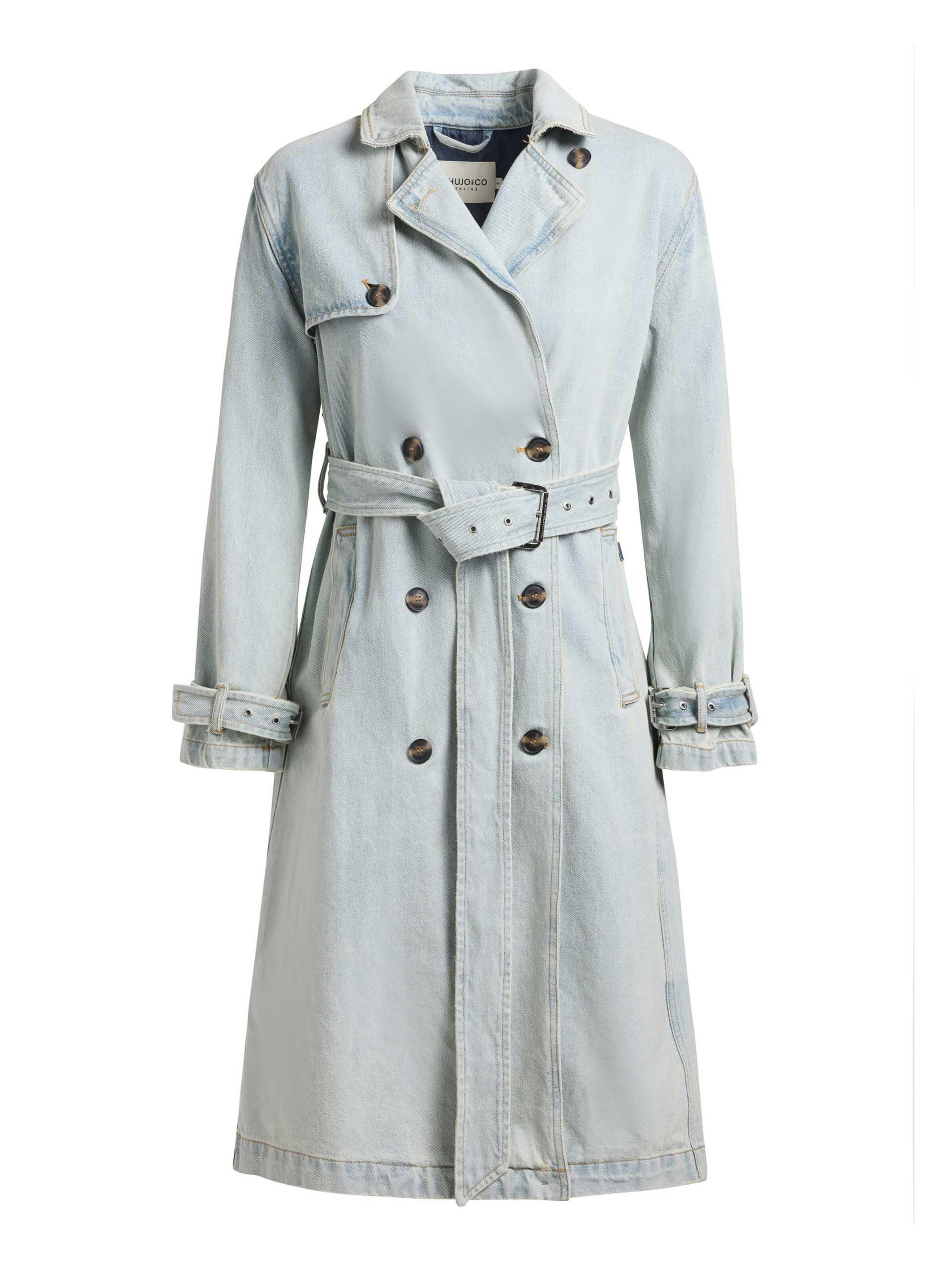khujo Between-Seasons Coat 'Hera' in Light blue, Item view