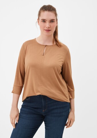 TRIANGLE Shirt in Brown: front