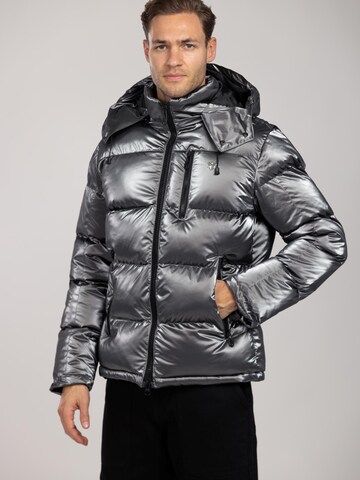 YVZ Denim Winter jacket 'Nebula' in Silver