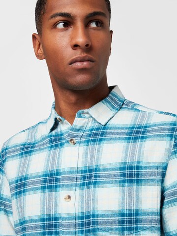 River Island Regular fit Button Up Shirt in Blue