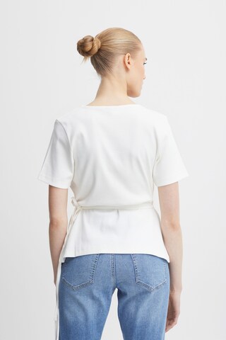 ICHI T-Shirt 'Ihoreta' in Weiß