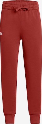 UNDER ARMOUR Sporthose in Orange: Vorderseite