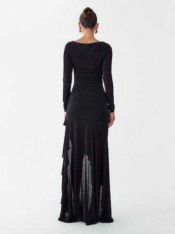 WillaVečernja haljina 'Herma' - crna boja: stražnji dio