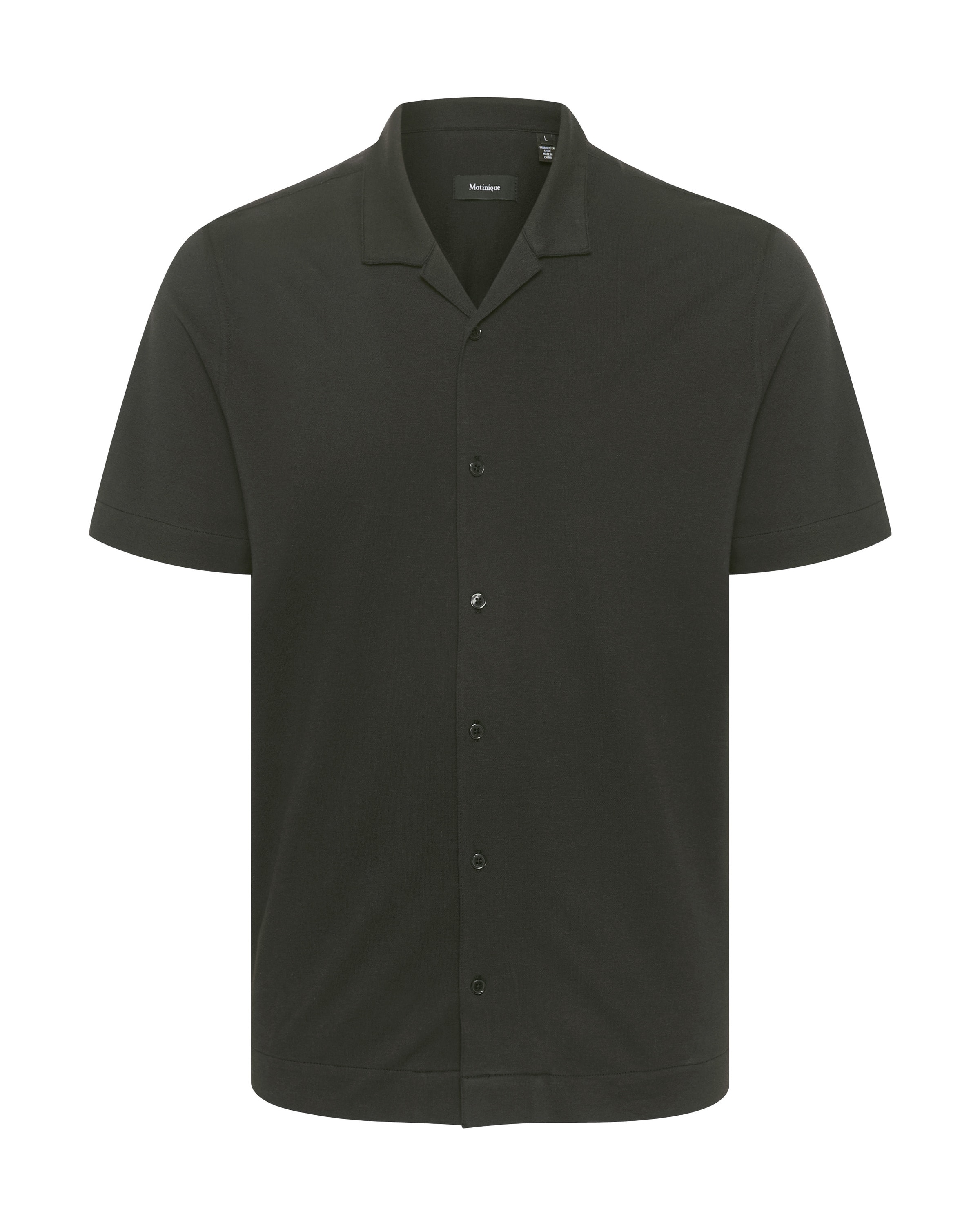 Matinique Hemd 'Trostol' in Schwarz: Vorderseite