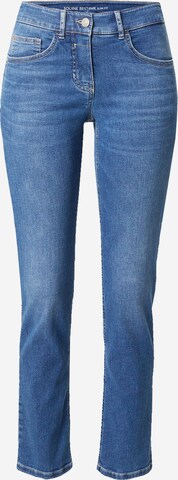 Coupe slim Jean GERRY WEBER en bleu : devant