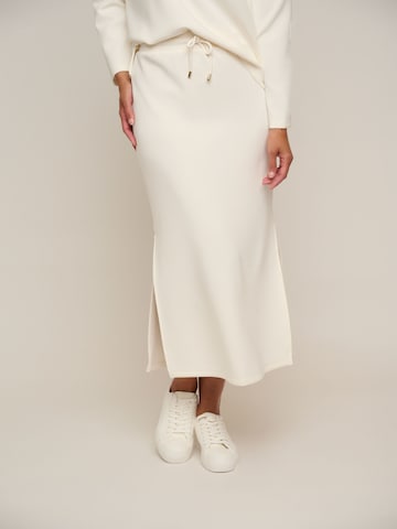 RINO & PELLE Skirt 'Sandy' in White: front