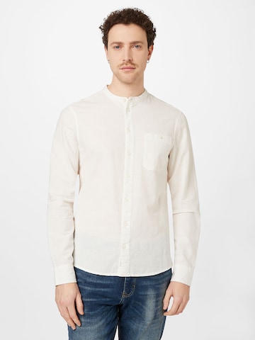 BLEND Slim fit Button Up Shirt in White: front