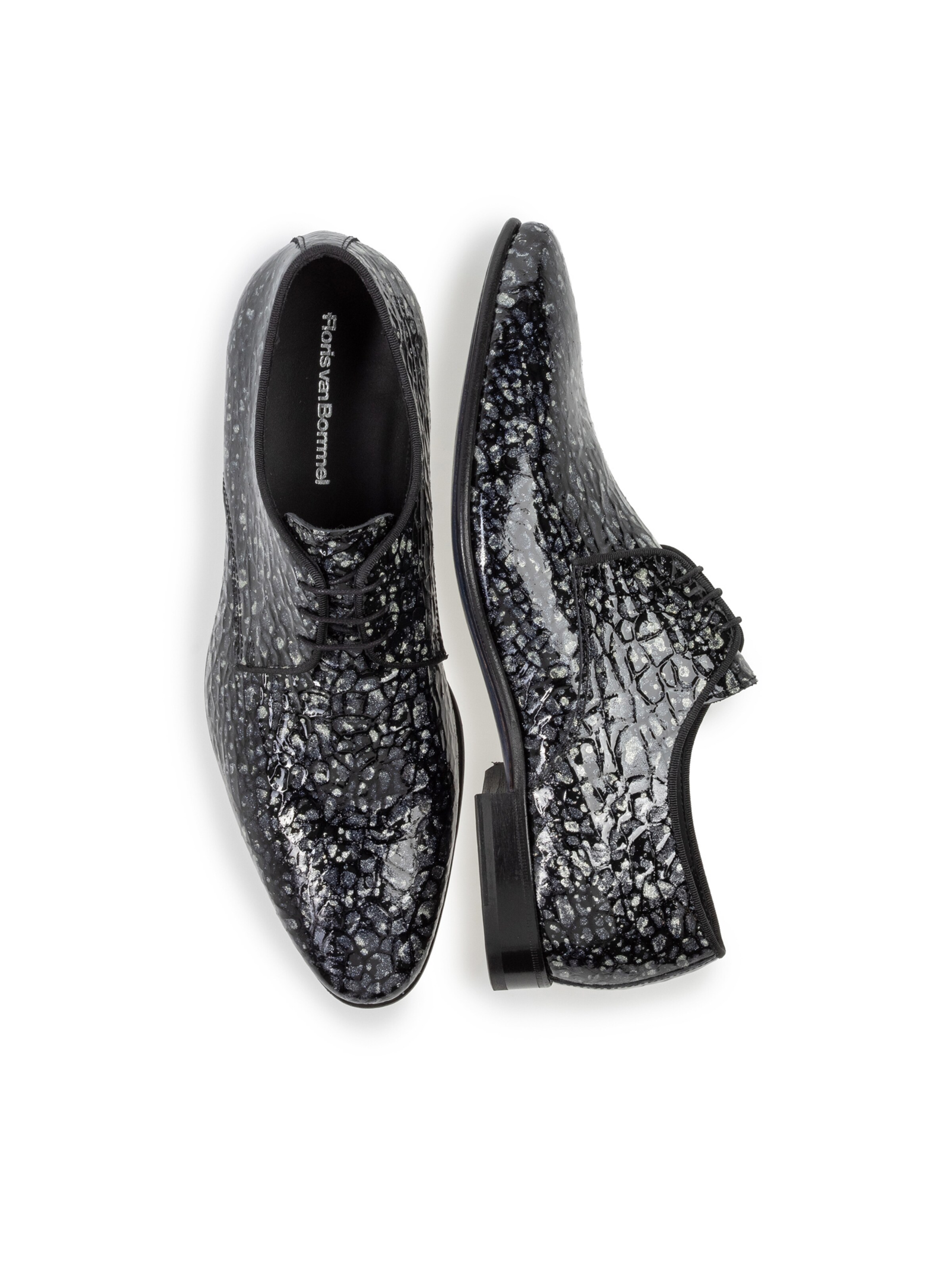 Floris van Bommel Schnürschuh 'De Smoker 01' in Schwarz