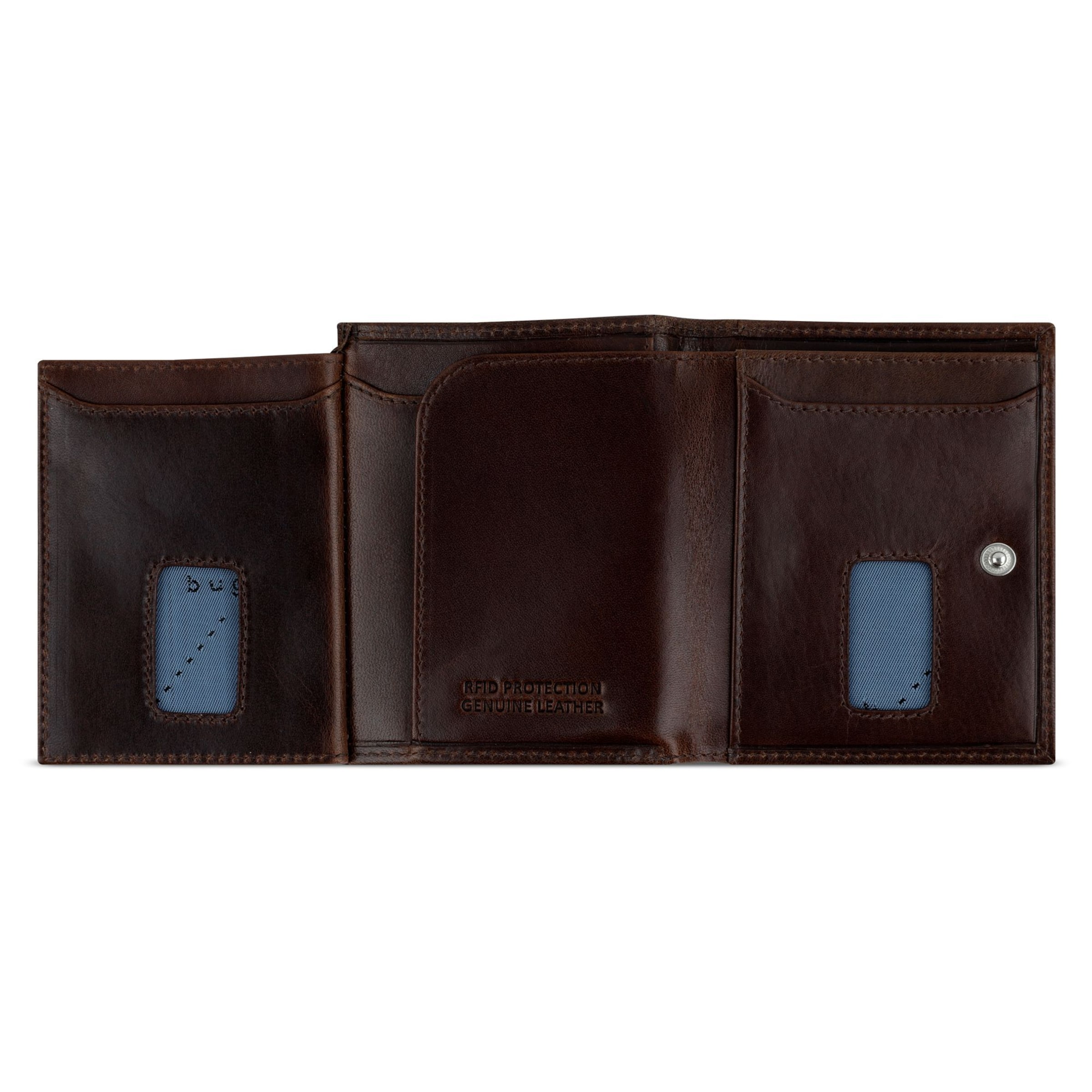 bugatti Wallet in Brown: front