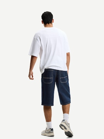 Loosefit Jean Bershka en bleu