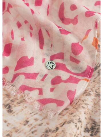 CODELLO Schal mit Leo- und Schlangenmuster in Pink
