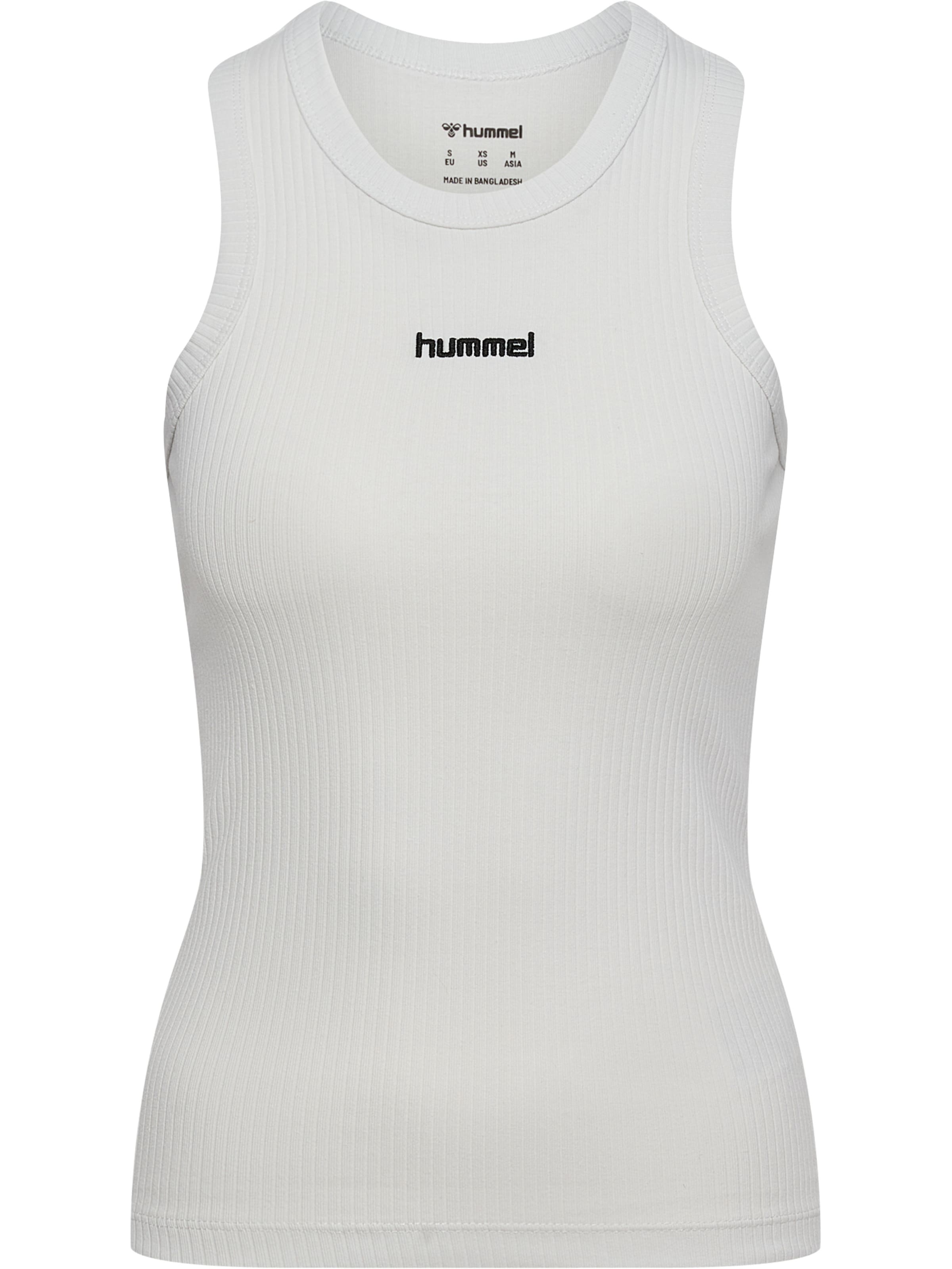 Hummel Top in Weiß: Vorderseite