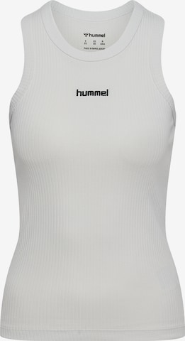 Hummel Top in Weiß: Vorderseite