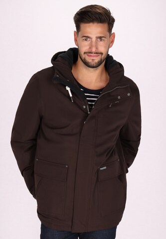 Schmuddelwedda Jacke in Braun: Vorderseite