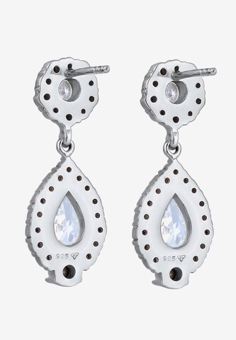 ELLI PREMIUM Earrings 'Elegant Funkelnd' in Silver