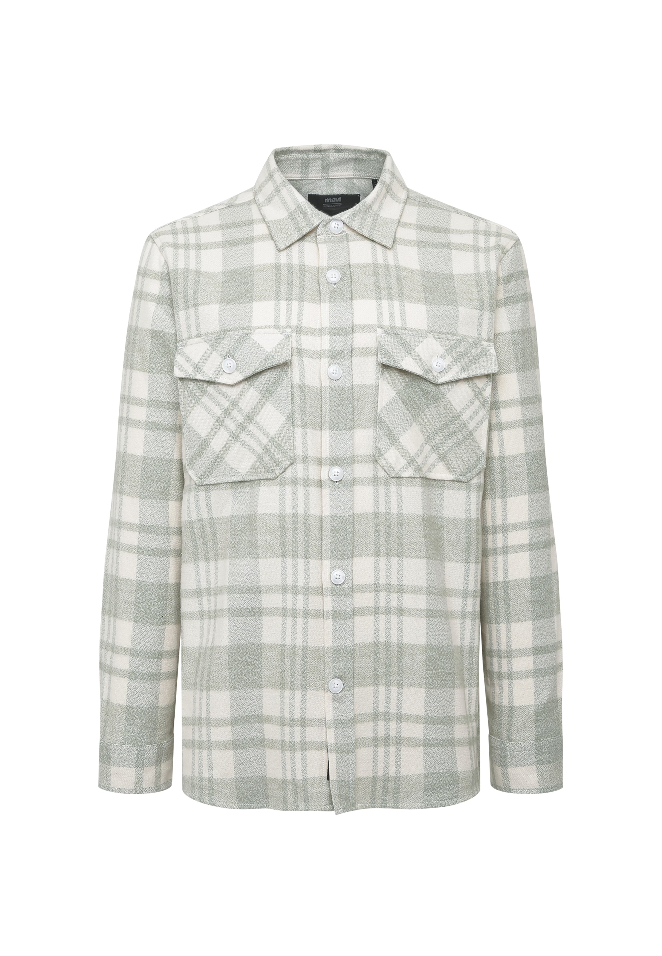 Coupe regular Chemise Mavi en gris : devant