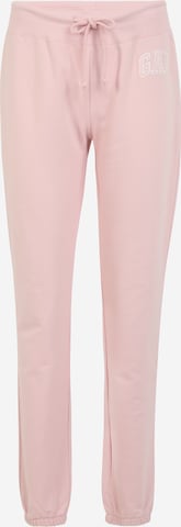 Pantaloni de la Gap Tall pe roz: față