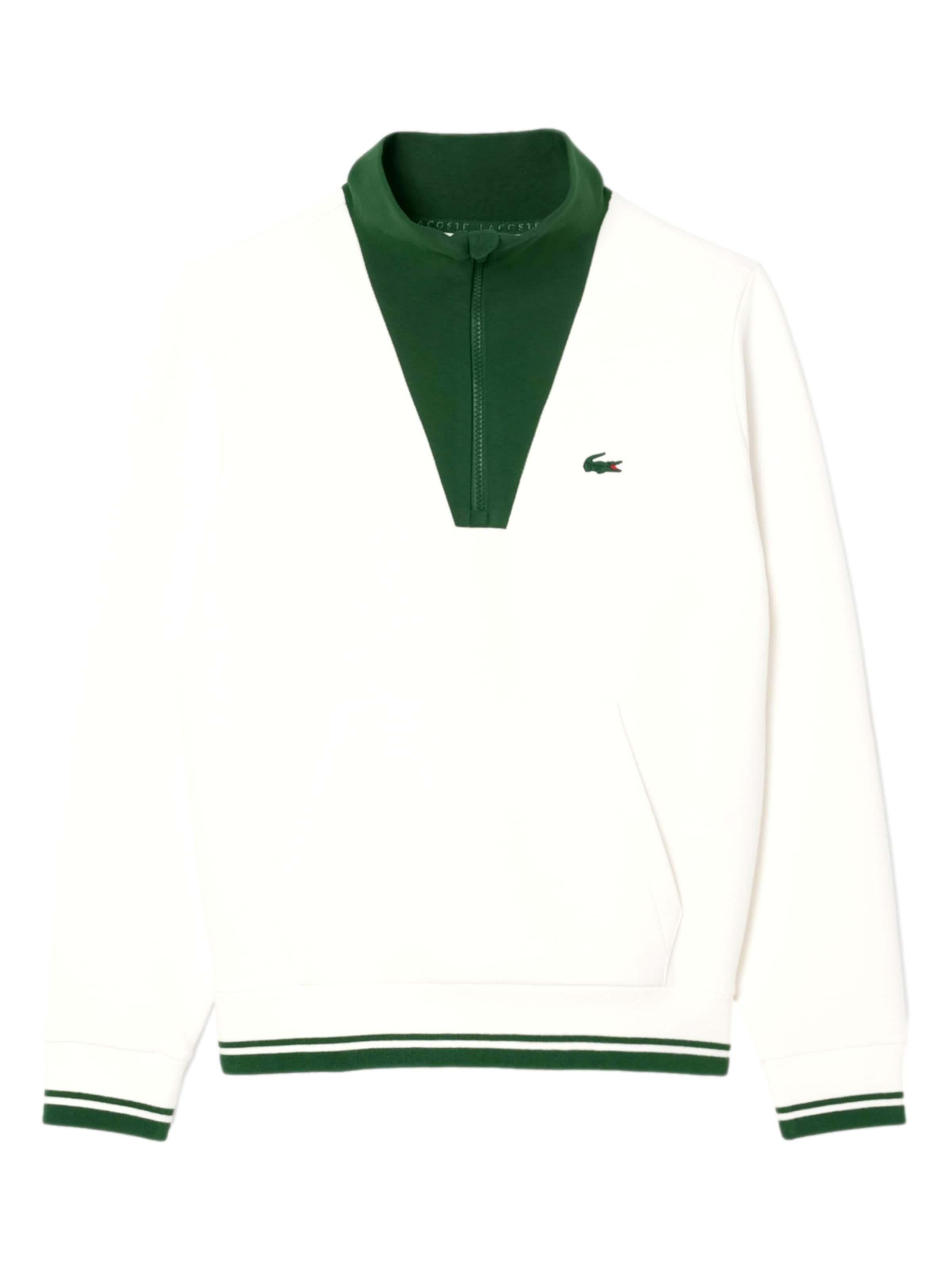 Felpa 'Heritage' di LACOSTE in bianco: frontale