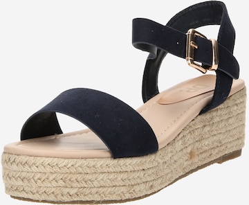 Dorothy Perkins - Sandalias con hebilla 'Ria' en azul: frente